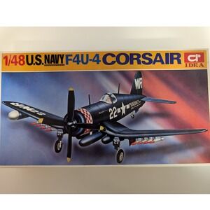 Idea 1/48 US Navy F4U-4 Corsair Model Kit Folding Gull-Wing HC1511 Vintage Korea